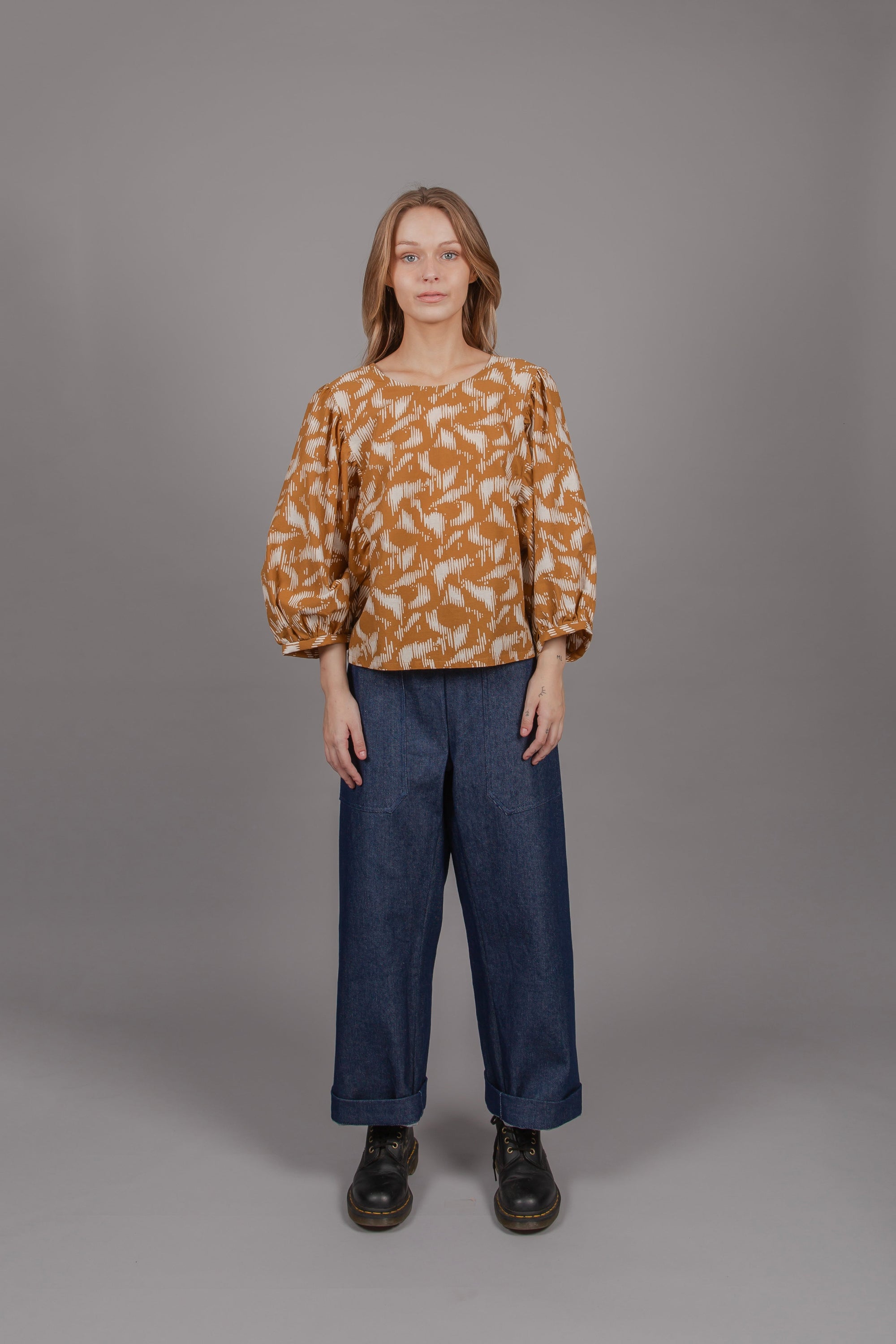 Riley Top - Organic Cotton Rust