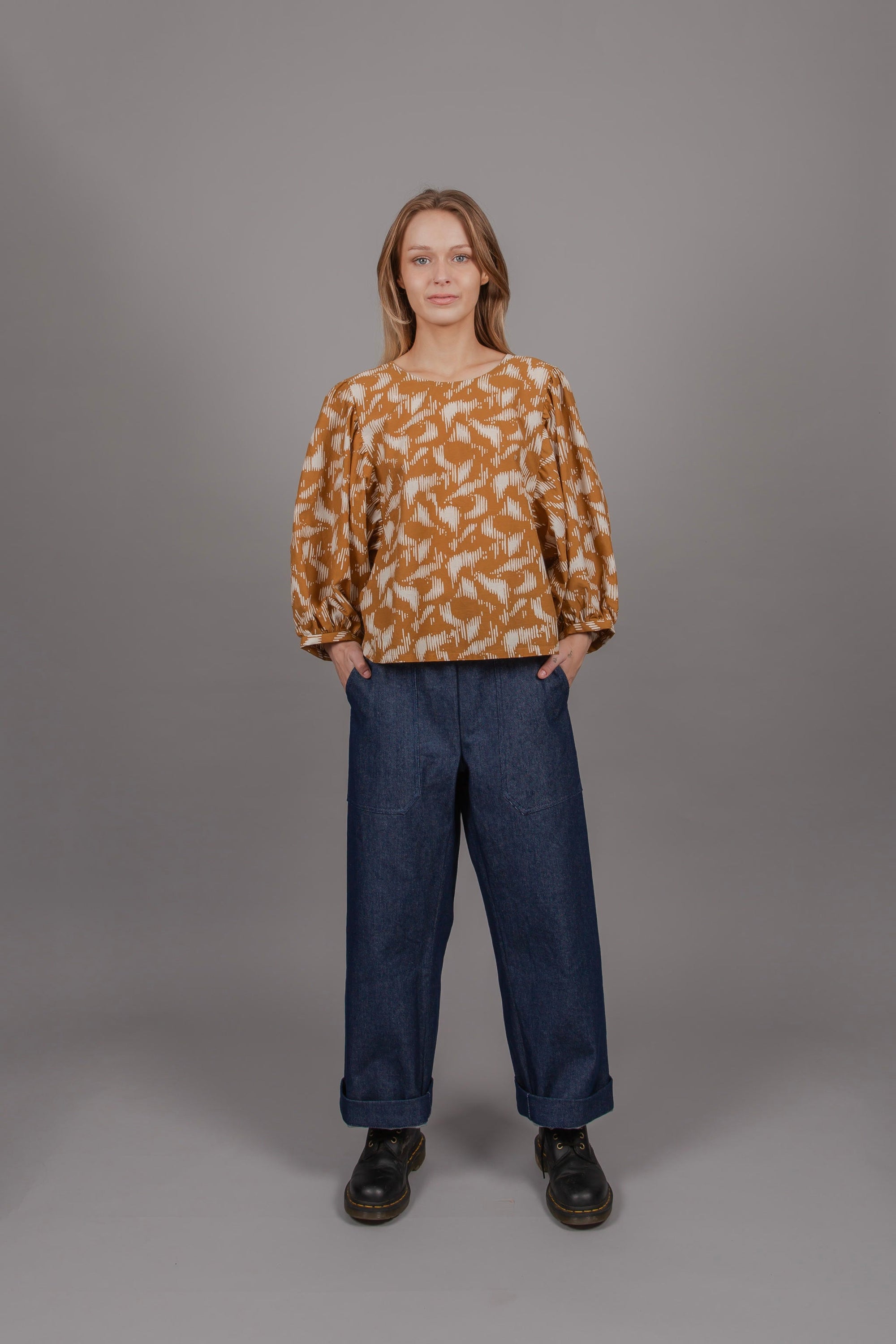 Riley Top - Organic Cotton Rust