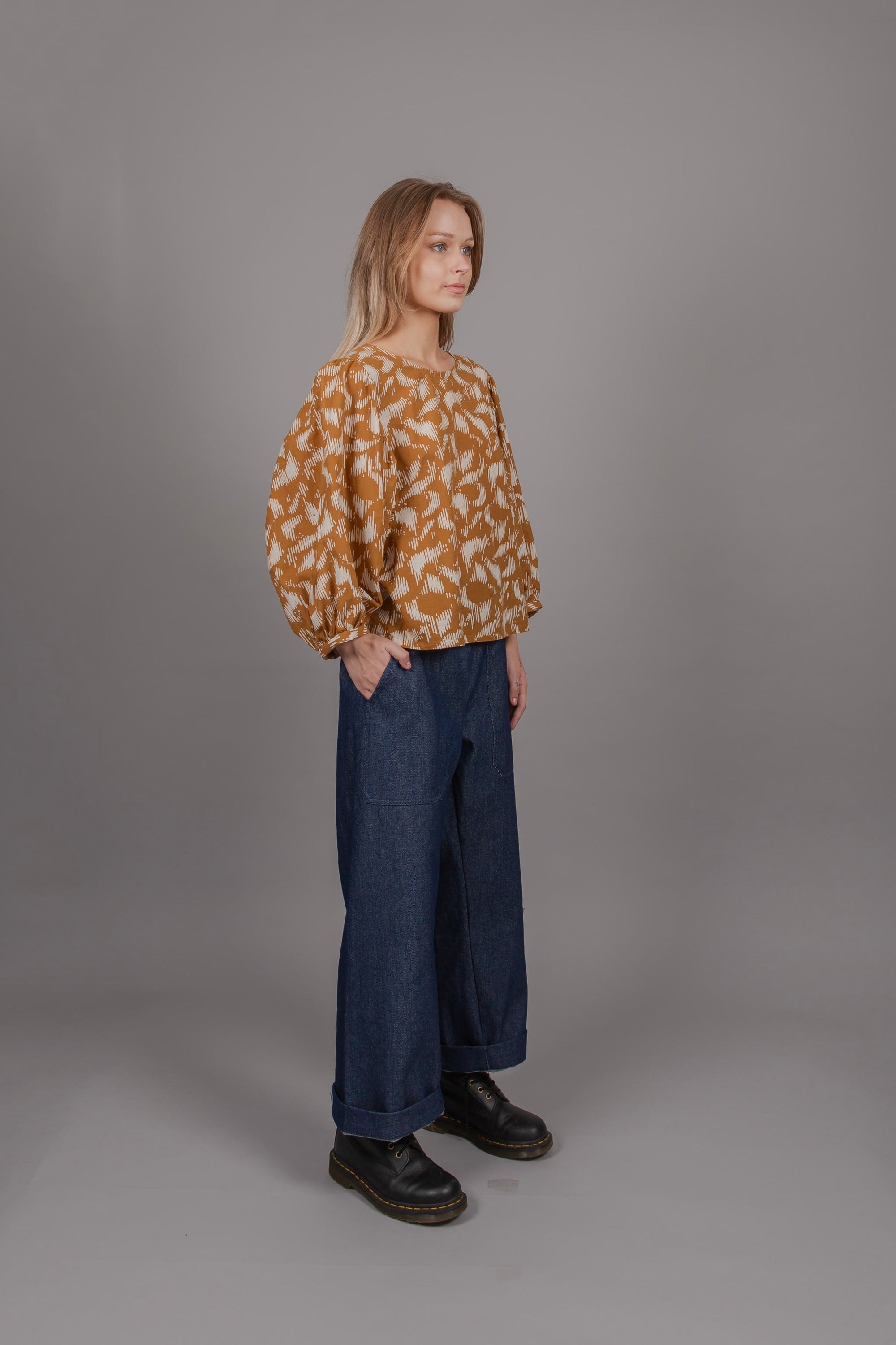 Riley Top - Organic Cotton Rust