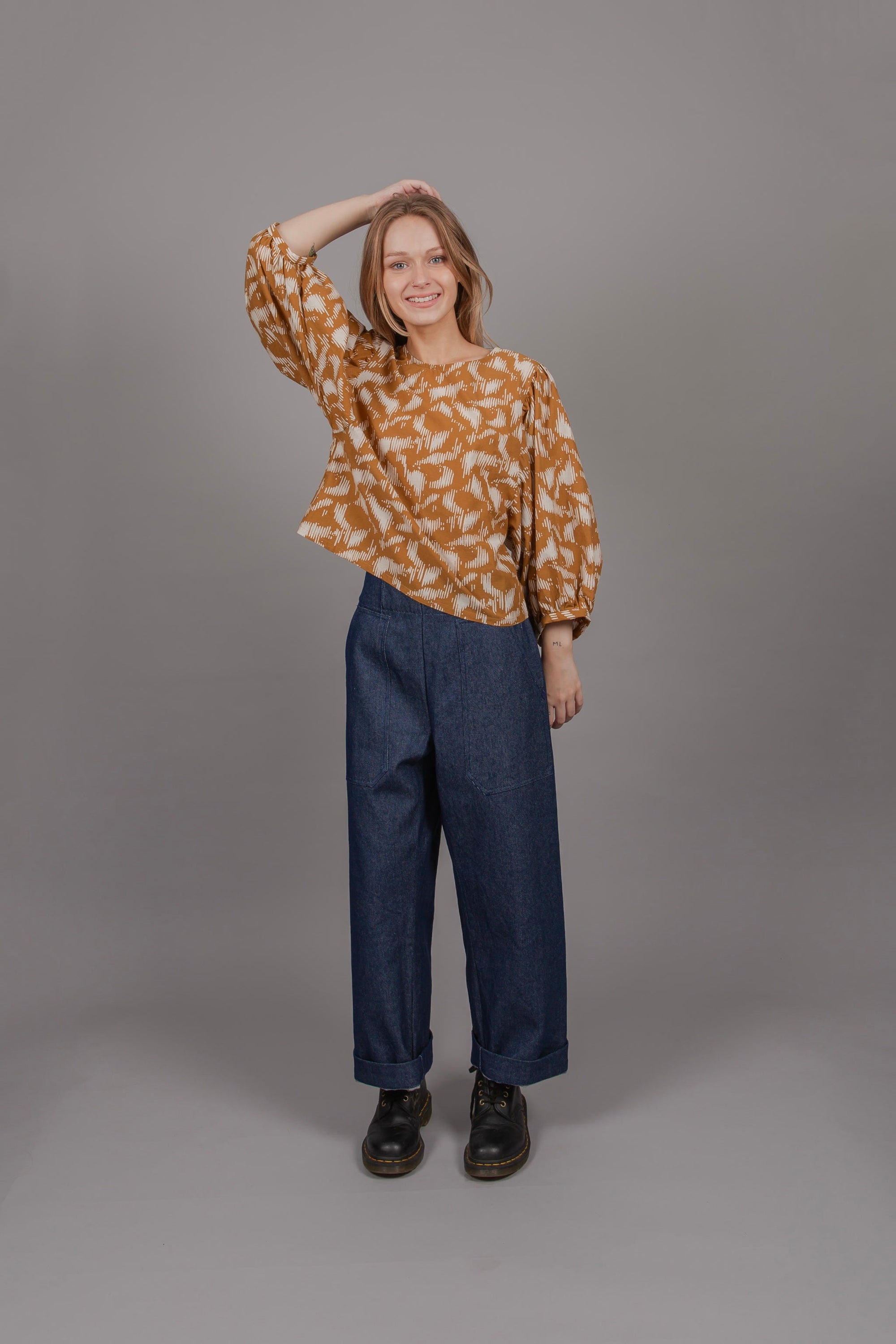 Riley Top - Organic Cotton Rust