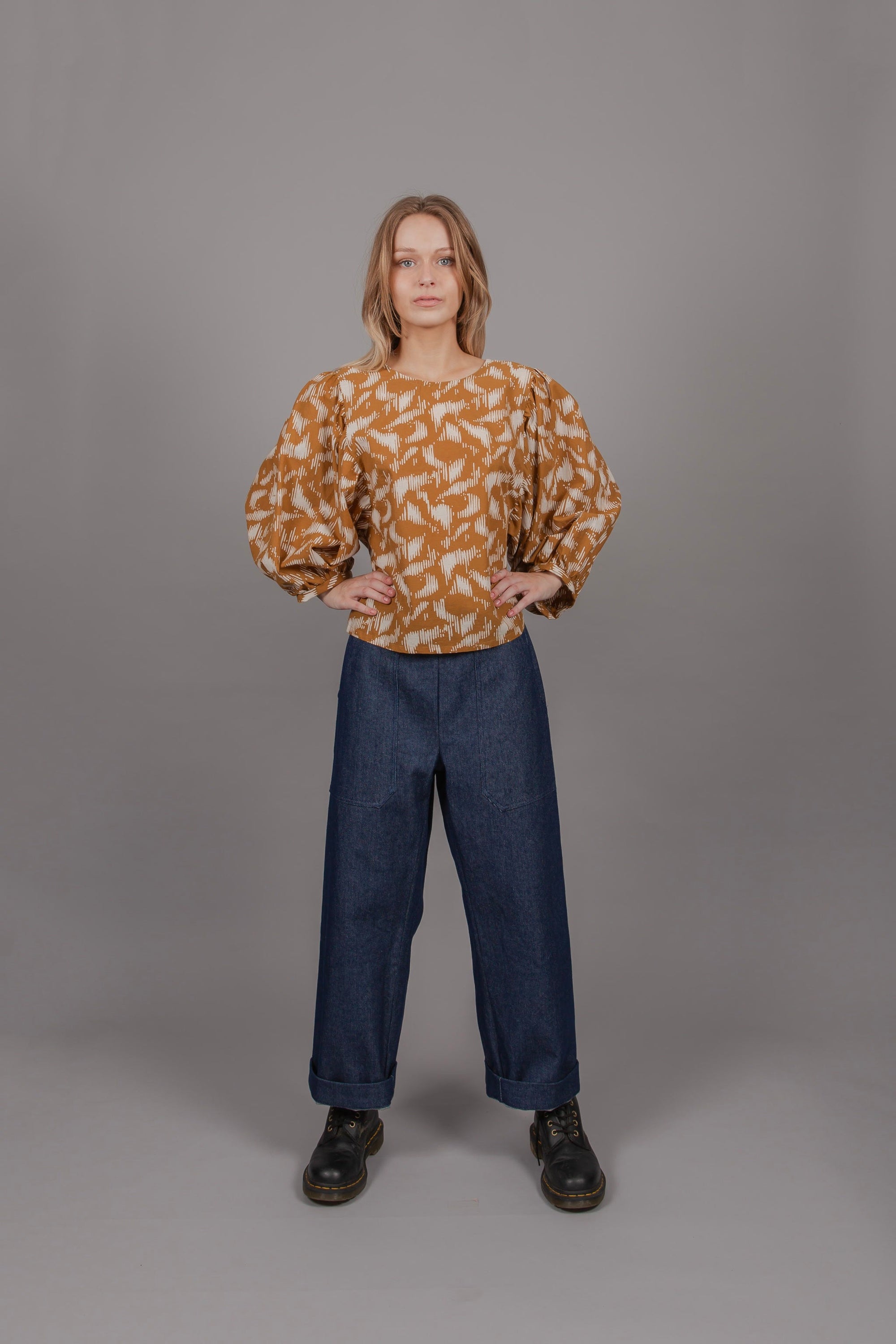 Riley Top - Organic Cotton Rust