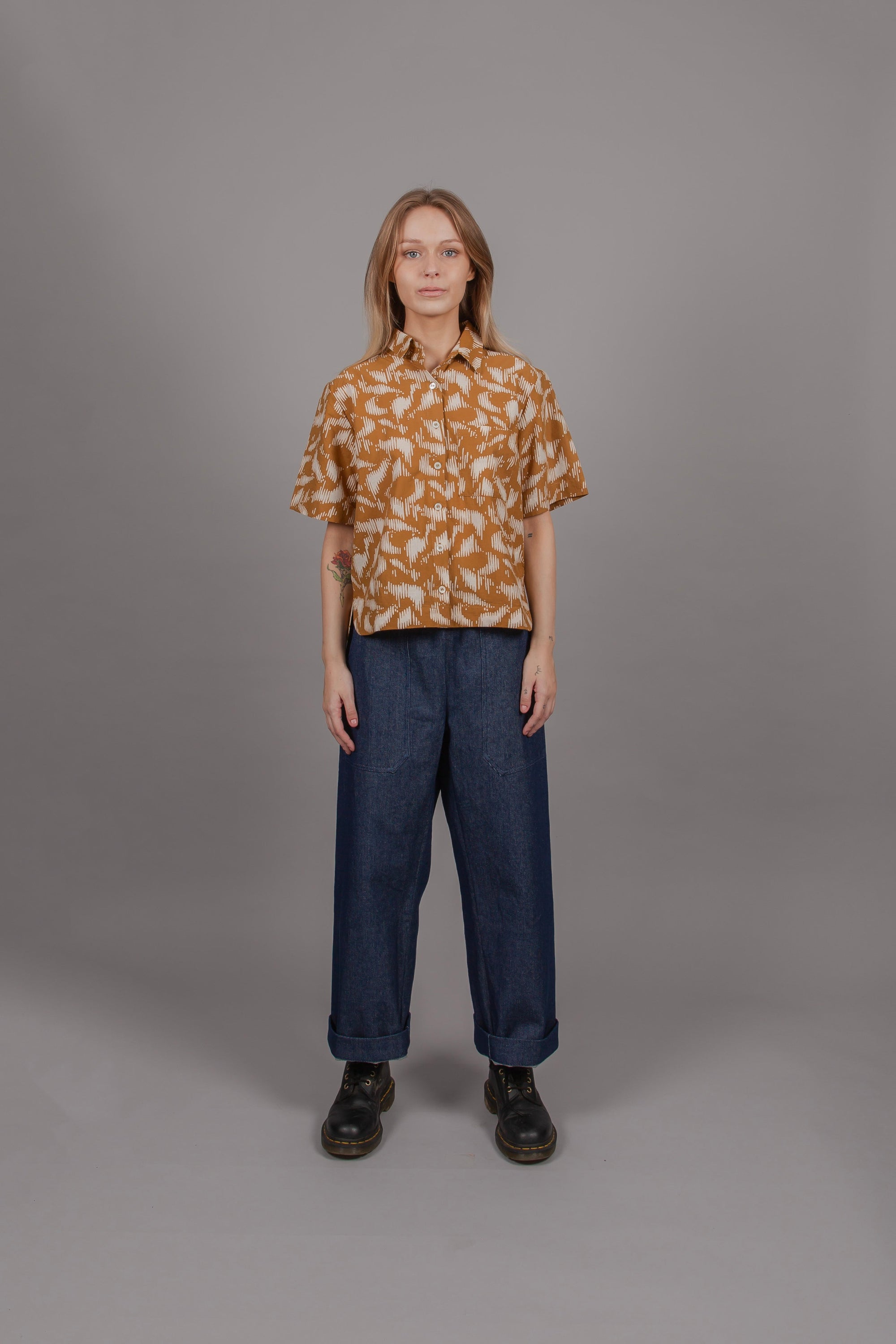 Kesjer Shirt - Organic Cotton Rust