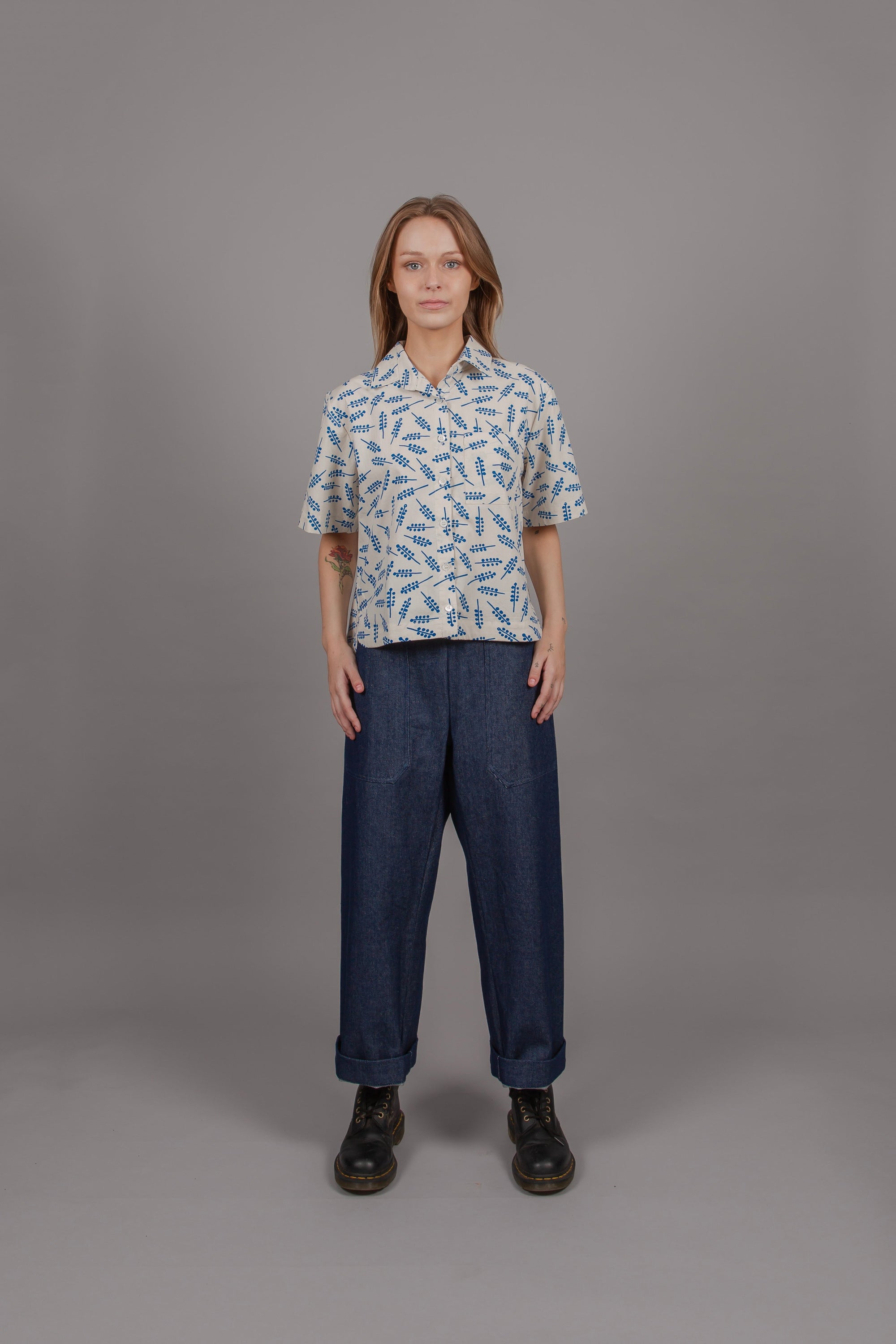 Kesjer Shirt - Organic Cotton Print