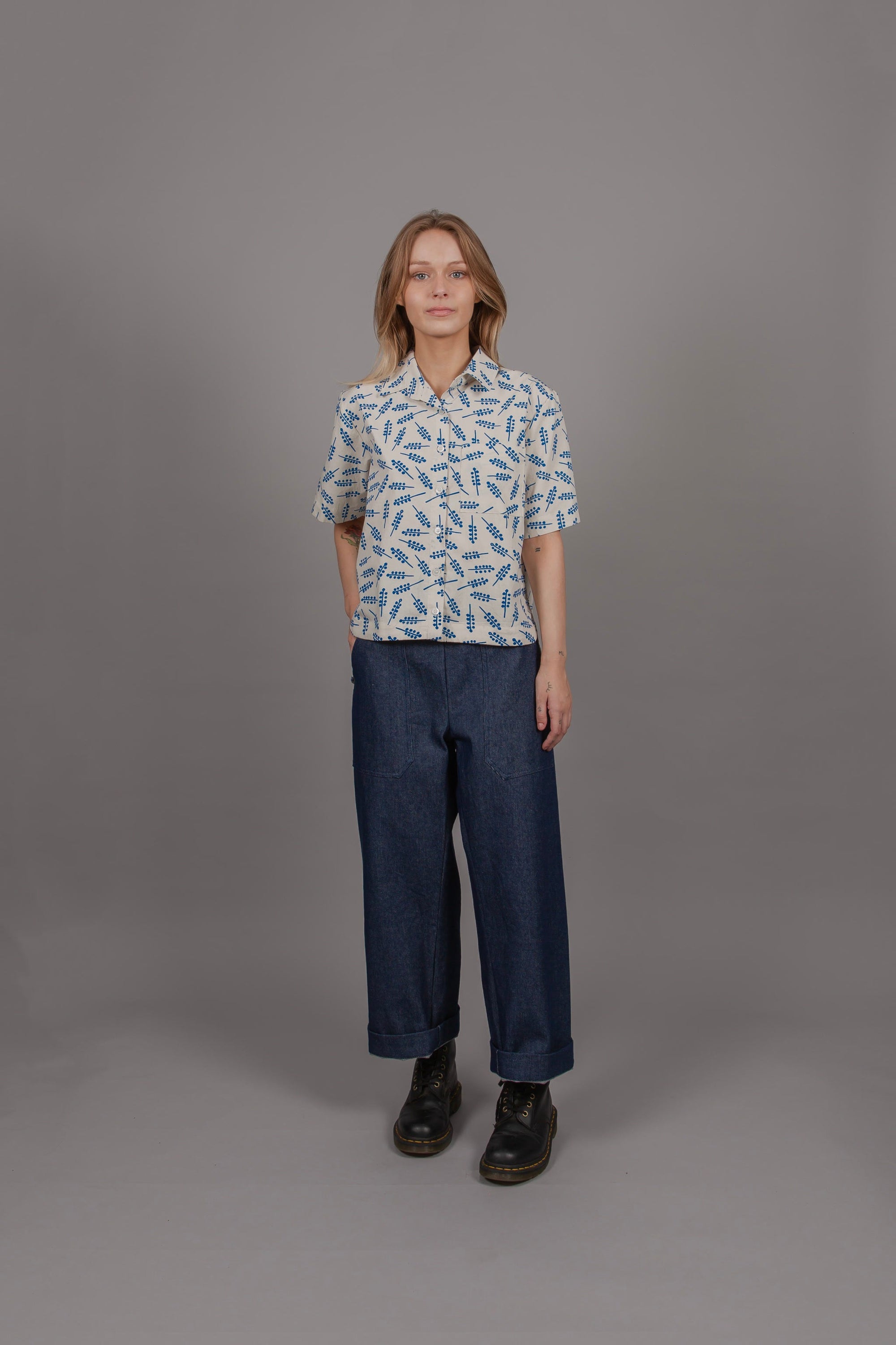 Kesjer Shirt - Organic Cotton Print