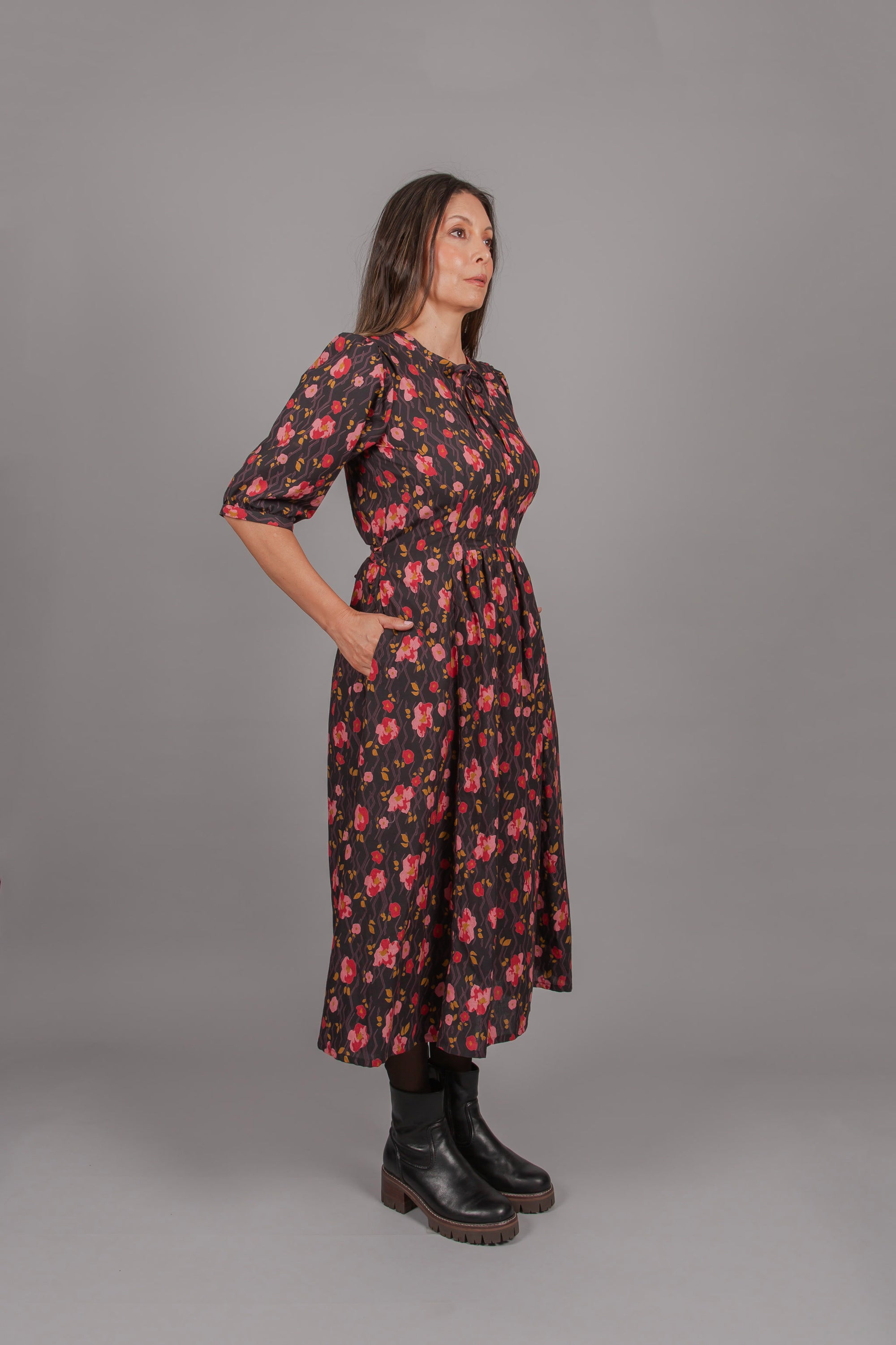 Holi Boli 100% organic cotton dress ethically and sustainably made, designed in New Zealand