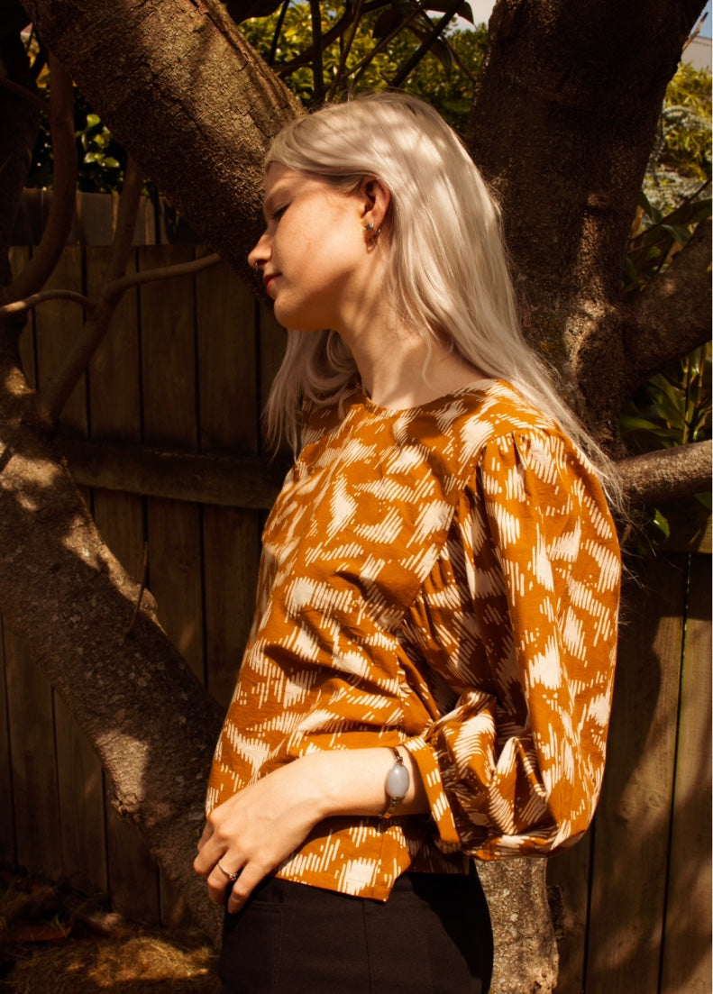 Riley Top - Organic Cotton Rust