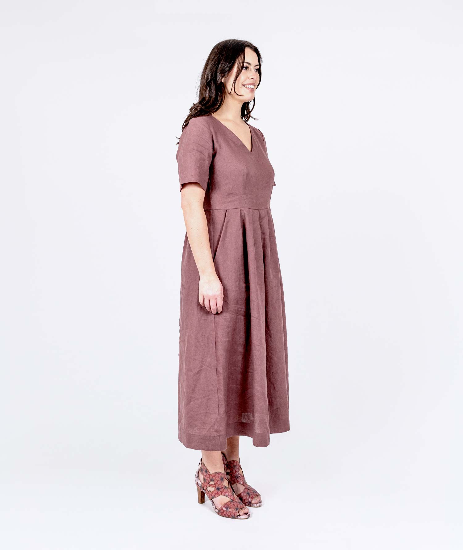 Simple linen clearance dress designs
